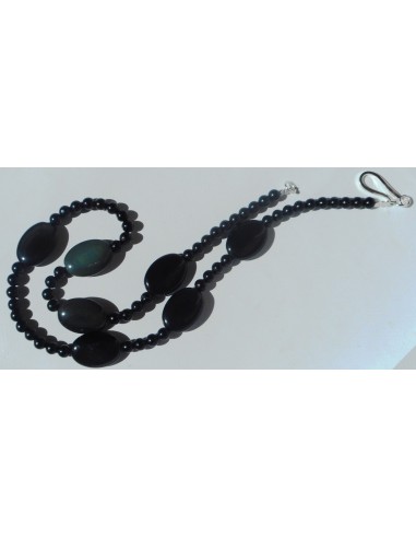 Obsidienne Oeil Celeste collier