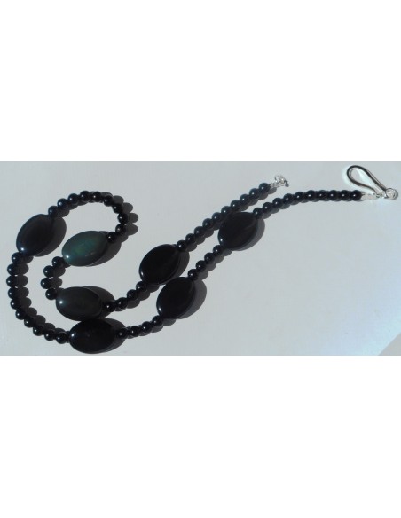 Obsidienne Oeil Celeste collier
