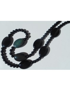 Obsidienne Oeil Celeste collier 2