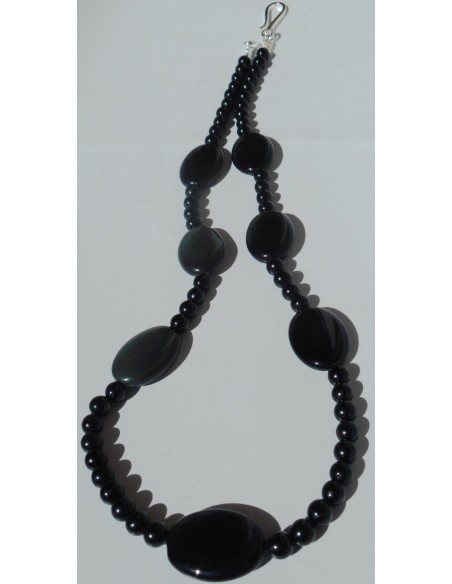 Obsidienne Oeil Celeste collier