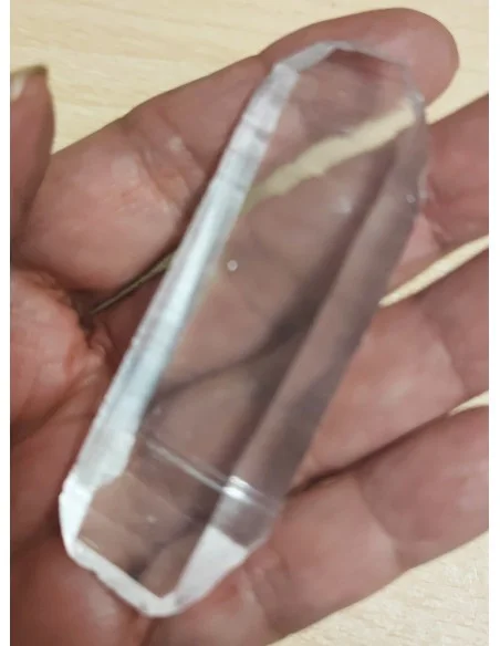 💎 Quartz Laser Bipoint Naturel – Brut et Authentique (7,3 cm / 31,3 g). Quartz Laser Bipoint naturel