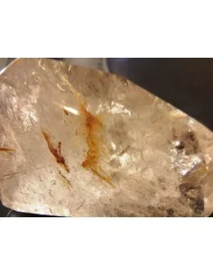 Galet tourmaline jaune avec rutiles 2
