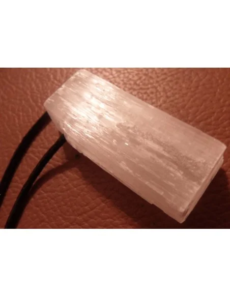selenite pendentif
