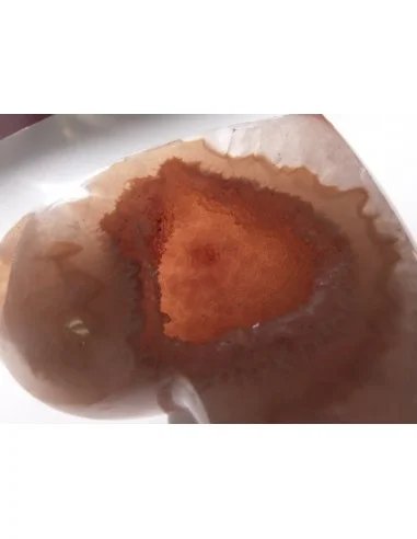 Coeur en quartz rose cristal