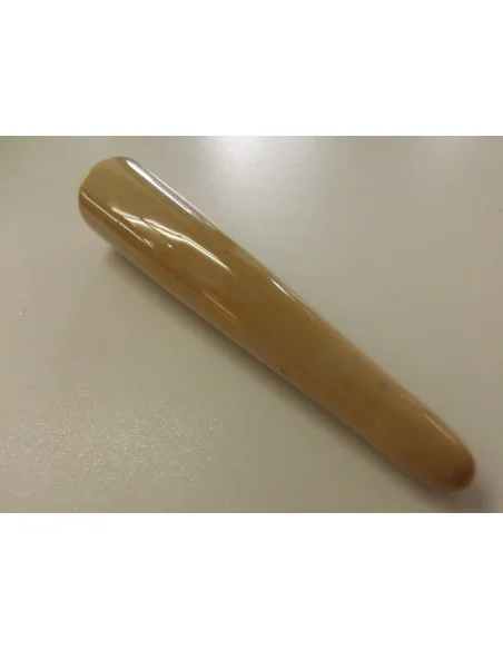 Bâton de massage Jaspe jaune Bâton de massage Jaspe jaune