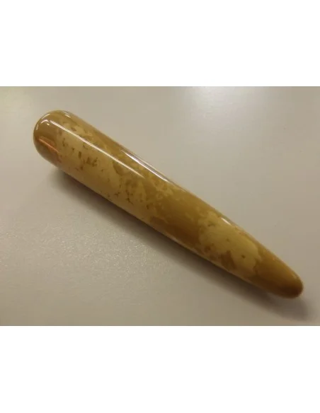Bâton de massage Jaspe jaune Bâton de massage Jaspe jaune