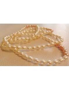 Perles blanches Tahiti collier 2