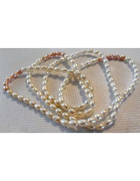 Perles blanches Tahiti collier