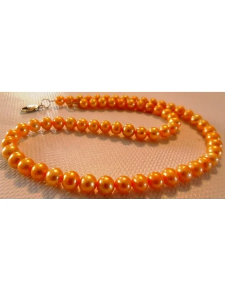 Perles jaunes collier Perles jaunes collier