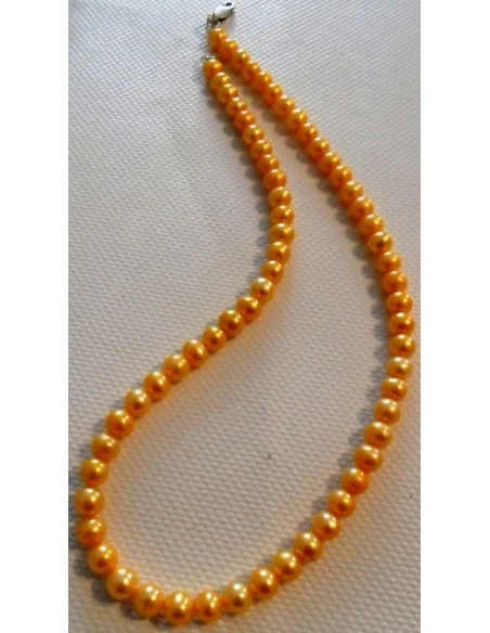 Perles jaunes collier Perles jaunes collier