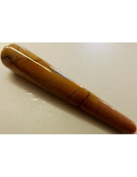 Bâton de massage Jaspe mokaite Bâton de massage Jaspe mokaite