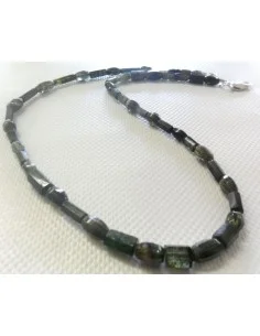 Magnifique collier tourmaline verte, bleue gemme 2