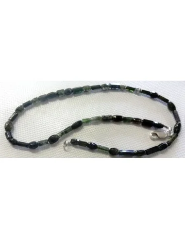 Magnifique collier tourmaline verte, bleue gemme