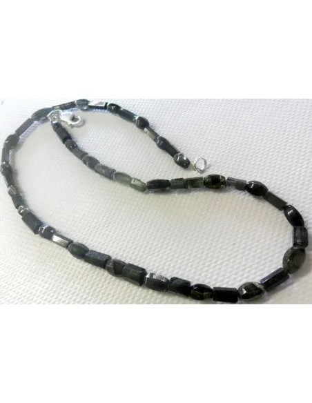 Magnifique collier tourmaline verte, bleue gemme