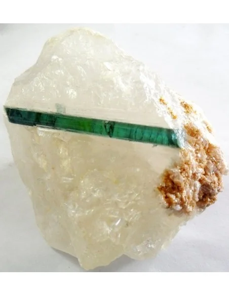 Verdelite sur gangue