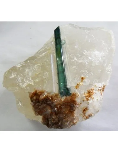 Verdelite sur gangue