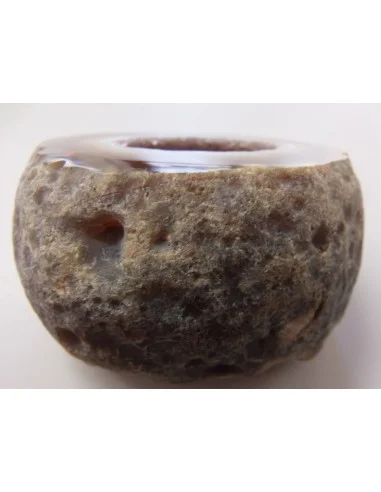 Agate eau cristalisations de quartz rose