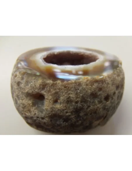 Agate eau cristalisations de quartz rose