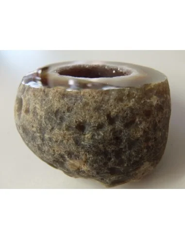 Agate eau cristalisations de quartz rose