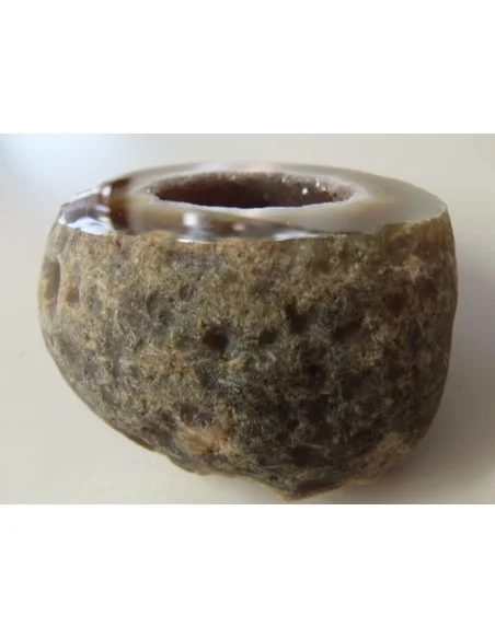 Agate eau cristalisations de quartz rose