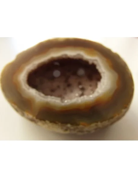 Agate eau cristalisations de quartz rose