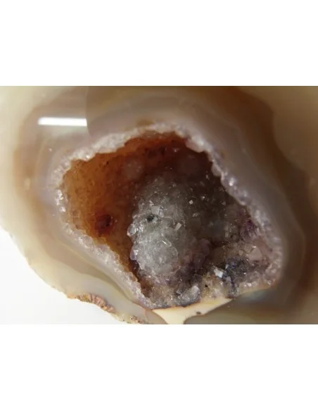 Géode quartz rose, cristal cactus Géode quartz rose, cristal cactus