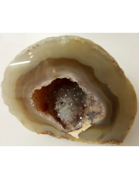 Géode quartz rose, cristal cactus Géode quartz rose, cristal cactus