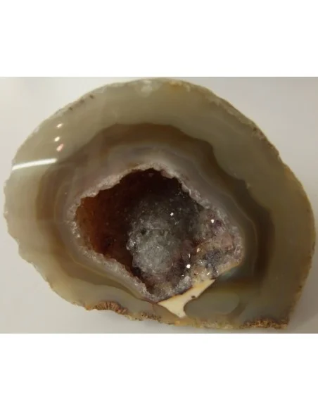 Géode quartz rose, cristal cactus Géode quartz rose, cristal cactus