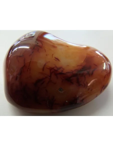 Agate eau cristaux rouge Agate eau cristaux rouge