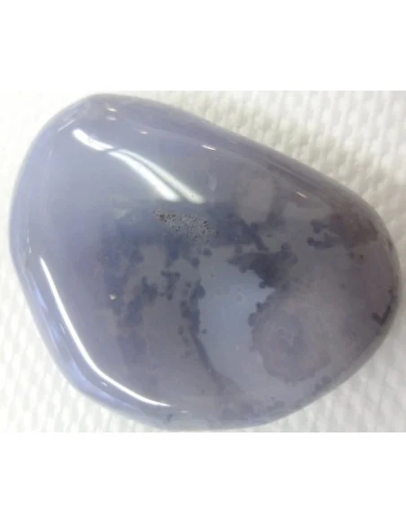 Agate bleu en galet Agate bleu en galet