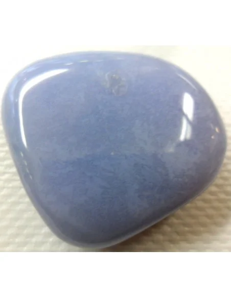 Agate bleu en galet Agate bleu en galet