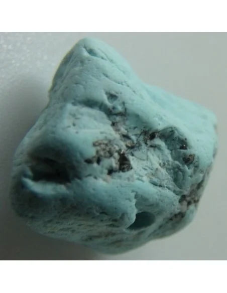 Turquoise avec pyrite percé