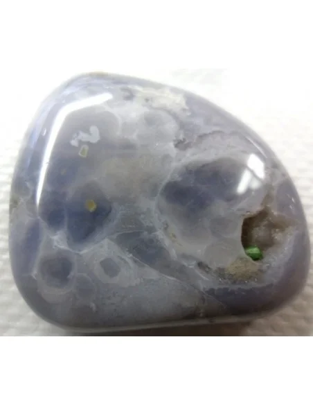 Agate bleu en galet Agate bleu en galet