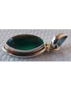 Pendentif jade argent 2
