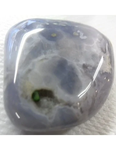 Agate bleu en galet