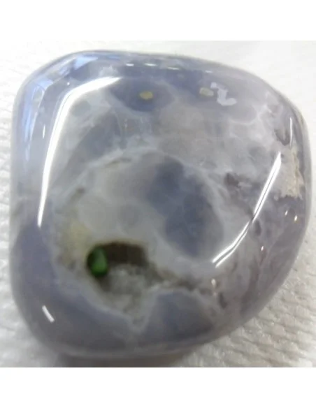 Agate bleu en galet Agate bleu en galet