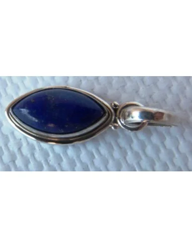 Pendentif lapis argent