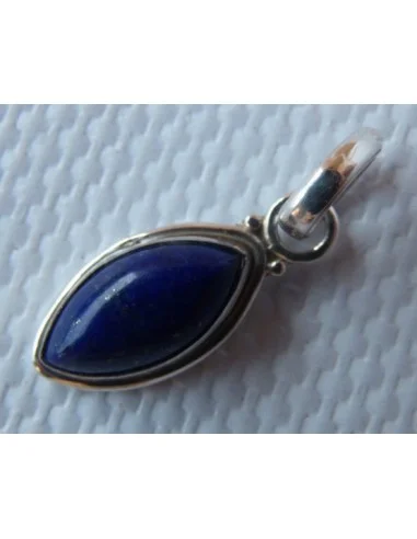 Pendentif lapis argent