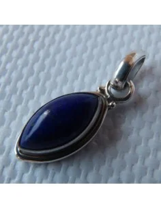 Pendentif lapis argent