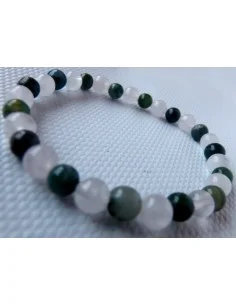 Bracelet Héliotrop, quartz rose 2