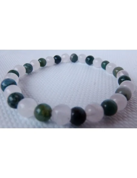 Bracelet Héliotrop, quartz rose