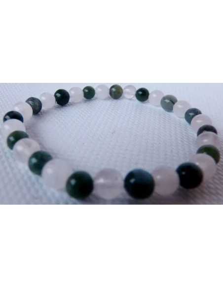 Bracelet Héliotrop, quartz rose