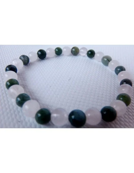 Bracelet Héliotrop, quartz rose