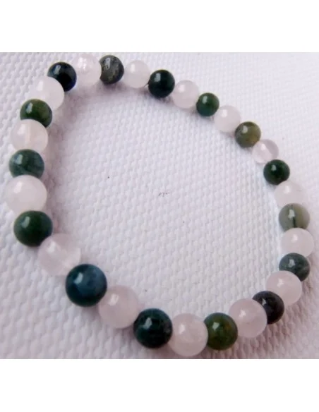 Bracelet Héliotrop, quartz rose