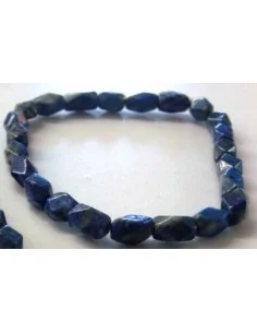 Bracelet lapis lazuli forme geométrique 2