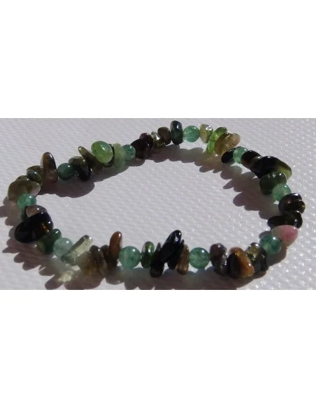 Bracelet tourmaines et aventurine Bracelet tourmaines et aventurine