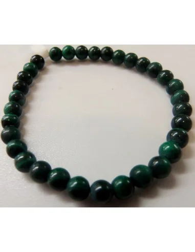 Bracelet malachite 0,5cm/5mm