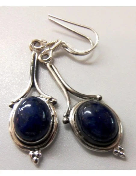 Boucles lapis lazuli argent Boucles lapis lazuli argent