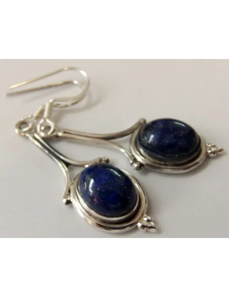 Boucles lapis lazuli argent Boucles lapis lazuli argent