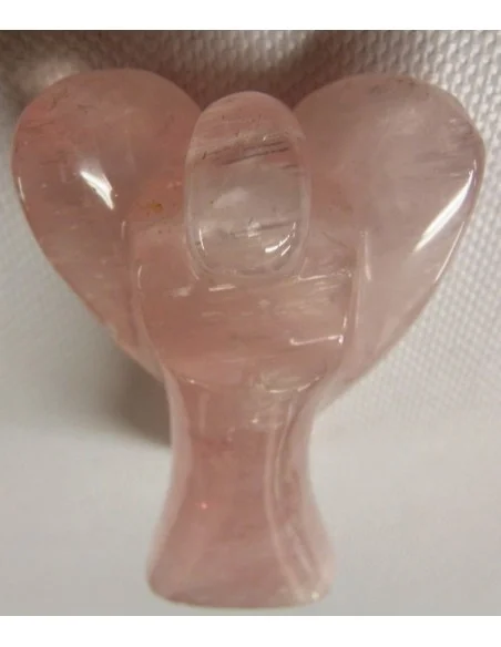 Ange en quartz rose 9cm